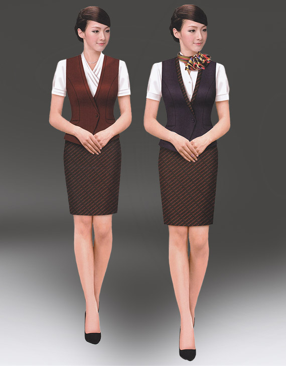 重庆行政客服夏装ZY011