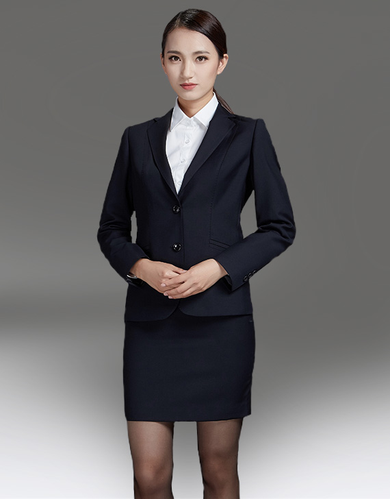 重庆黑色客服春秋装ZY028