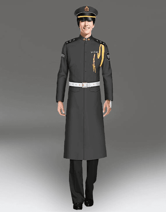 重庆深蓝色女式保安服