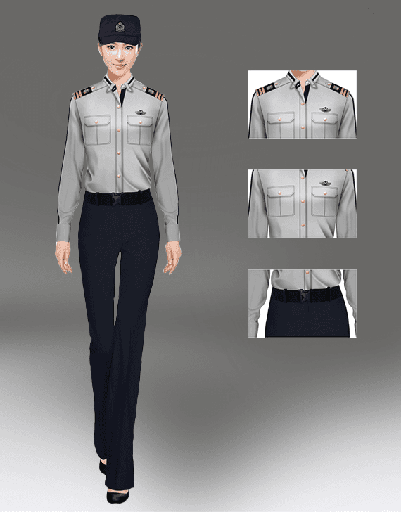 重庆女士春秋装保安服